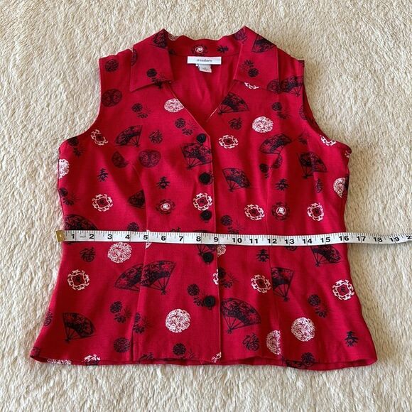 Dress Barn short sleeve blouse size small - Picture 11 of 16